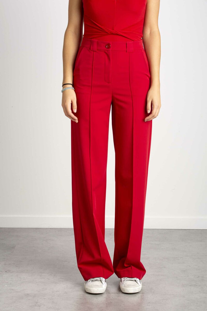 PATRIZIA PEPE-PANTALONE MASCHILE-PP1P2092A111A ROSSO