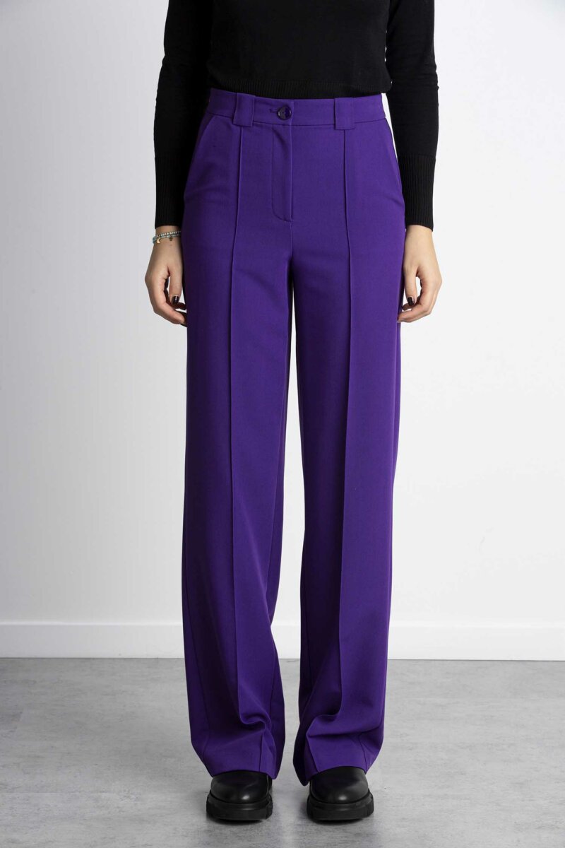 PATRIZIA PEPE-PANTALONE MASCHILE-PP1P2092A111A VIOLA