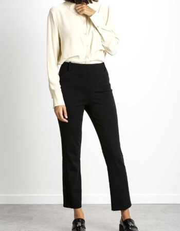 PATRIZIA PEPE-PANTALONE ESSENTIAL-PP2P1458A1DX NERO