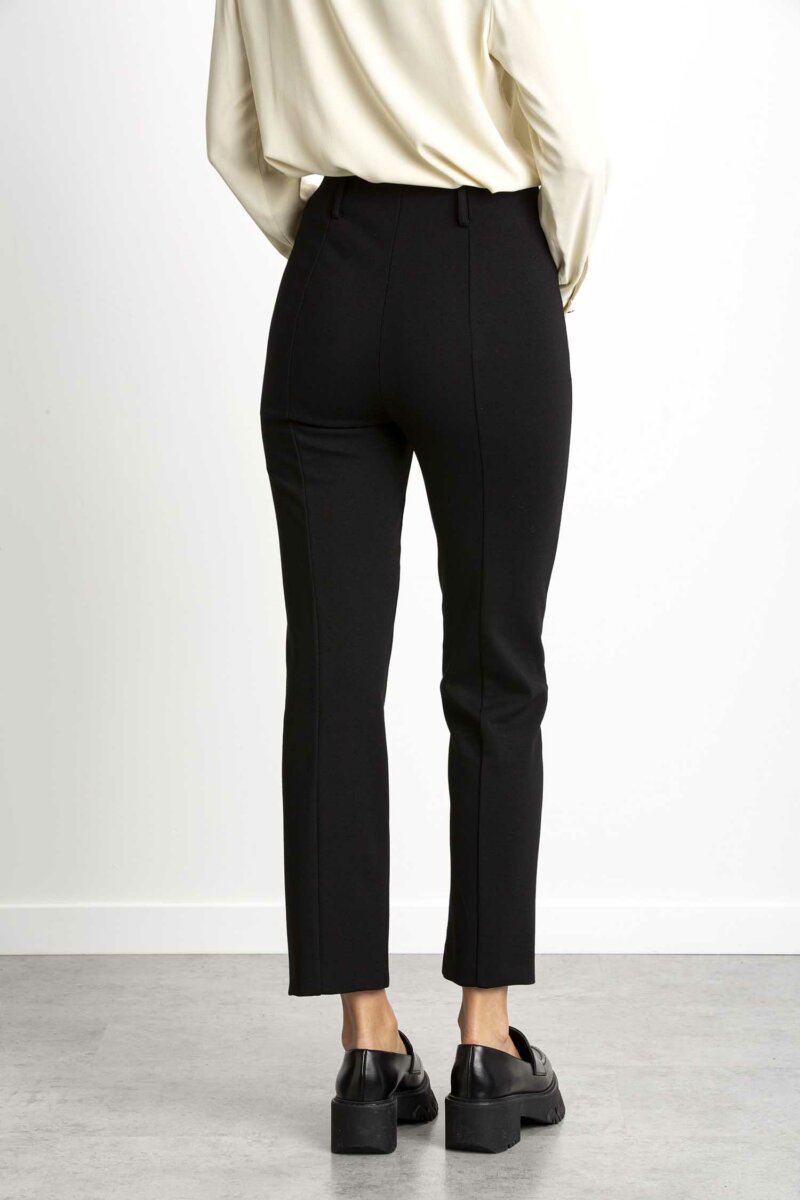 PATRIZIA PEPE-PANTALONE ESSENTIAL-PP2P1458A1DX NERO