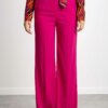 PATRIZIA PEPE-PANTALONE PALAZZO ESSENTIAL-PP2P1469A6F5 FUCHSIA