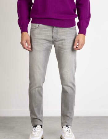 BEABLE-JEANS DAVIS SHORTER COLOR-BEDAVISSHOHRCW23 GRIGIO