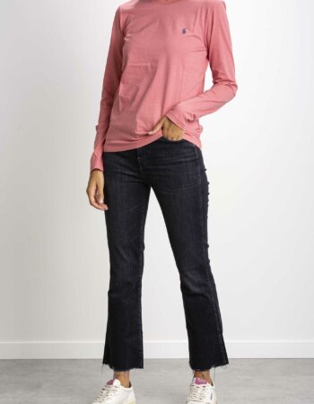 RALPH LAUREN-T-SHIRT GIRO DONNA M/LUNGA-RL847074 ROSE
