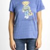 RALPH LAUREN-T-SHIRT Bear Jersey Linen Tee-RL872984 BLUE
