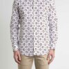 BASTONCINO-CAMICIA FANTASIA COTONE-BASB2502164 MARRONE
