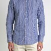 BASTONCINO-CAMICIA RIGHE-BASB2539 BLU