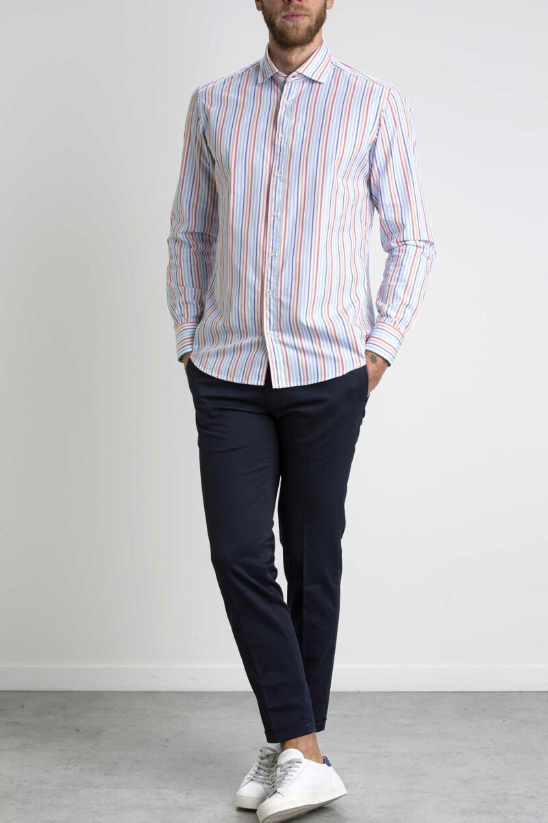 BASTONCINO-CAMICIA RIGA UOMO-BASB2540164 FANTAISA