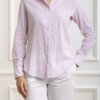 BASTONCINO-CAMICIA RIGA LINO COTONE-BASPAOLAD1114 ROSA