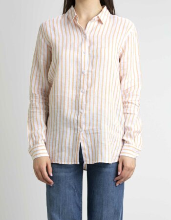 BARBOUR-CAMICIA DONNA MARINE-BBLSH1315LSHP3 PAPAYA
