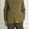 BARBOUR-GIUBBINO HARRIS OVERSHIRT-BBMOS0363MOS OLIVE