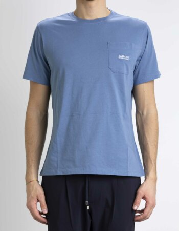 BARBOUR-T-SHIRT RADOK POCKET-BBMTS1053MTS BLUE