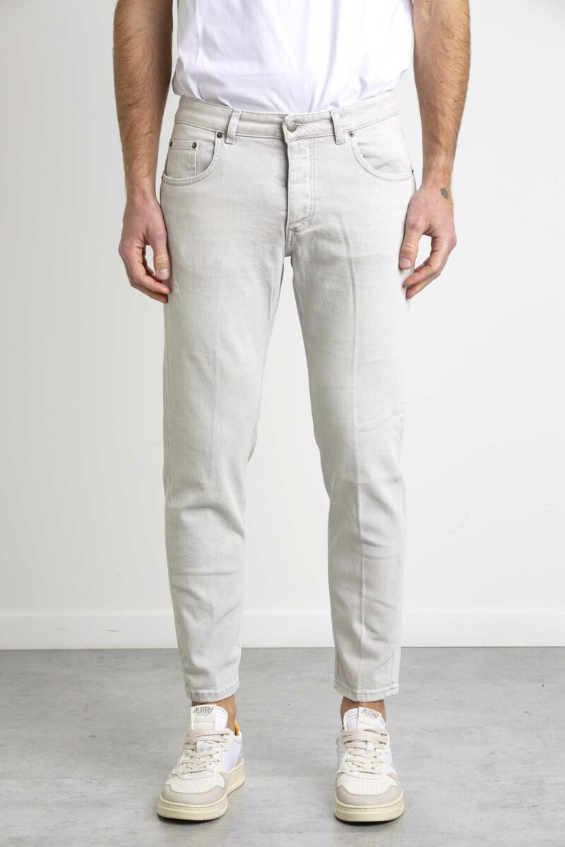 BEABLE-JEANS DAVIS SHORTER GRIGIO-BEDAVISSHOHRC3401 GRC