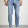 BEABLE-JEANS DAVIS SHORTER ROTTO CHIARO-BEDAVISSHOWTN4401 DENIM