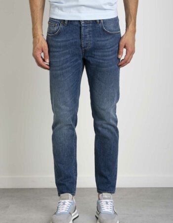 BEABLE-JEANS DAVIS MEDIO ROTTO-BEDAVISUT315951 DENIM