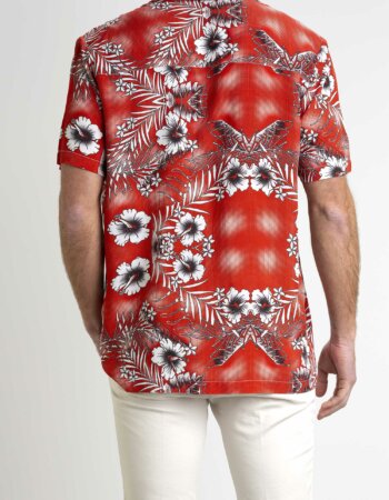 BENEVIERRE-CAMICIA VISCOSA MM-BENBECK007 RED