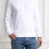 BLAUER-FELPA GIROCOLLO-BLAF03191006804 BIANCO