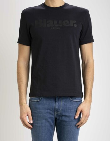 BLAUER-T-SHIRT MANICA CORTA-BLAH02094004547 NERO
