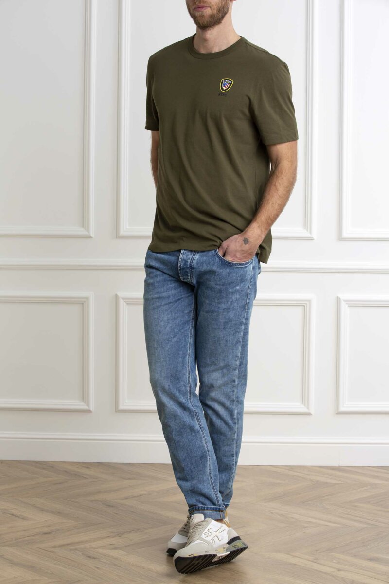 BLAUER-T-SHIRT MANICA CORTA-BLAH02145004547 VERDE