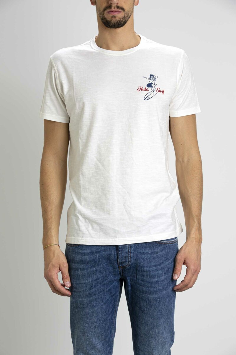 BL'KER VINTAGE CLOTHING-T-SHIRT UOMO-BLKG0020 WHITE
