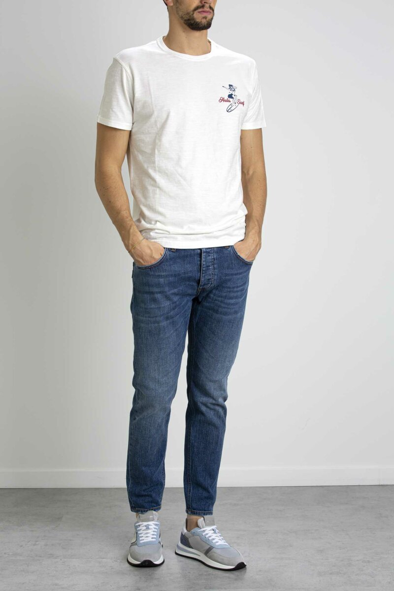 BL'KER VINTAGE CLOTHING-T-SHIRT UOMO-BLKG0020 WHITE