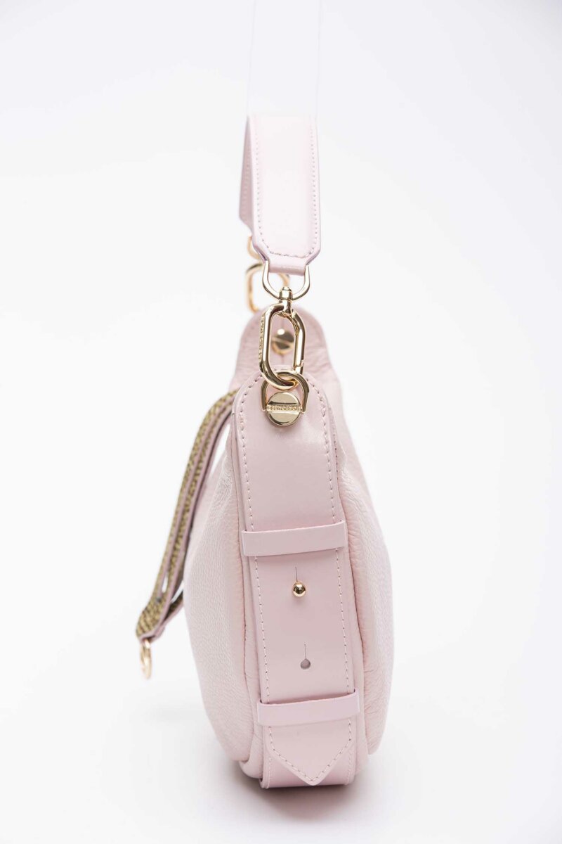 BORBONESE-BORSA HOBO PETITE CHANTILLY-BO923776BB6 ROSA
