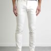 BRIGLIA-PANTALONE PIQUET-BRBG03323030 BIANCO