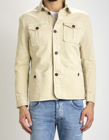 CAPALBIO-GIACCA MISTO LINO-CAPG514T45 NATURALE