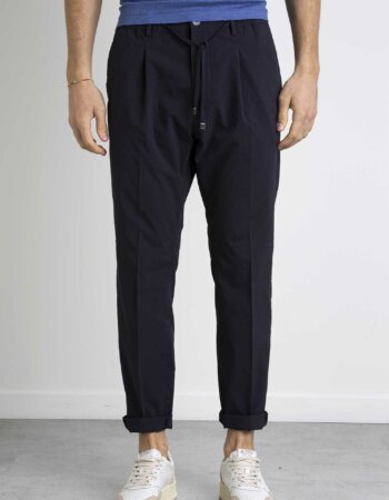 CRUNA-PANTALONE ULTRALEGG. GIAPPONESE-CRUMITTE1149 BLU