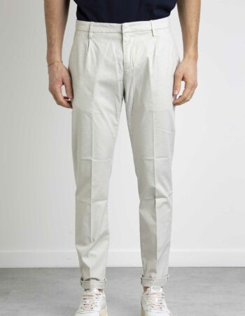 DONDUP-PANTALONE GAUBERT PIENCES-DDUP517ASE075 GHIACCIO