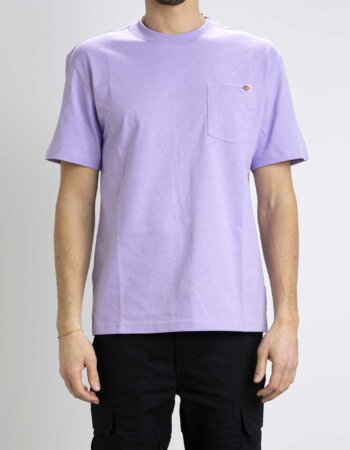 DICKIES-T-SHIRT PORTERDALE-DICDK0A4TMO PURPLE