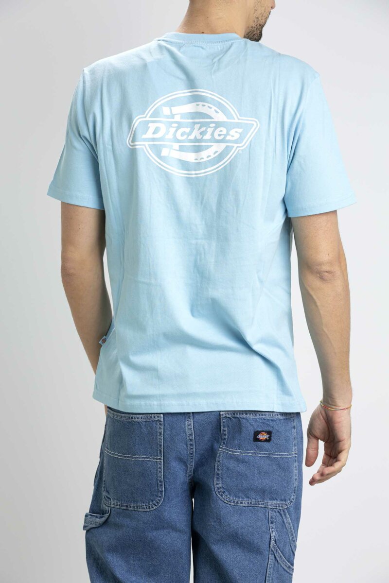 DICKIES-T-SHIRT HOLTVILLE-DICDK0A4Y3A SKYBLUE