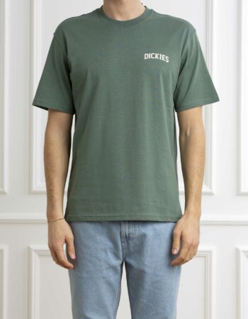 DICKIES-T-SHIRT ELLISTON-DICDK0A4YRM FOREST