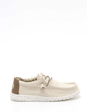 DUDE-SCARPA W.STRECH CANVAS 40022-DUWALLYCANVASP23 IVORY