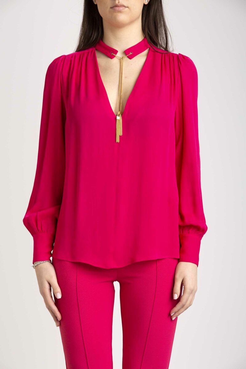 ELISABETTA FRANCHI-CAMICIA-EFCA00531E2 FUX