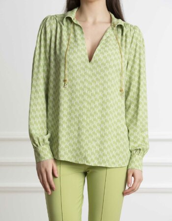 ELISABETTA FRANCHI-CAMICIA-EFCAS3041E2 PISTACCHIO