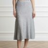 ELISABETTA FRANCHI-GONNA DI MAGLIA-EFGK97S42E2 PERLA
