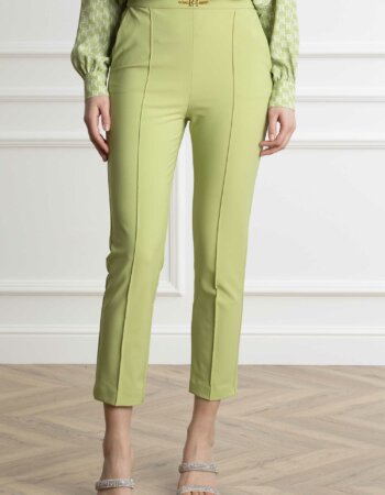 ELISABETTA FRANCHI-PANTALONE-EFPA03041E2 PISTACCHIO
