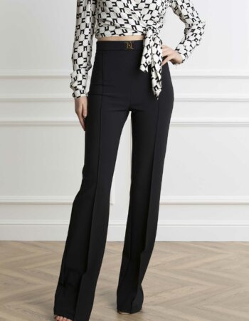ELISABETTA FRANCHI-PANTALONE-EFPAT1541E2 NERO