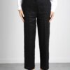 EMME MARELLA-PANTALONE LINO-EMCANTONE NERO