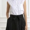 EMME MARELLA-CAMICIA IN POPELINE-EMDANUBIO BIANCO