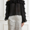 EMME MARELLA-CAMICIA-EMNUMANCE NERO