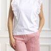 EMME MARELLA-T/SHIRT M/LAVORATA-EMOPERA BIANCO