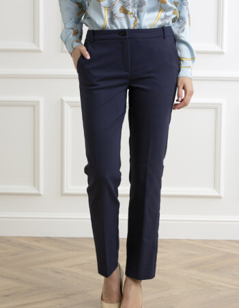 EMME MARELLA-PANTALONE-EMVALENZA BLU