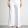 EMME MARELLA-PANTALONE IN JERSEY-EMVOCIO BIANCO