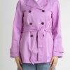EMME MARELLA-TRENCH IMPERMEABILE-EMWEST ROSA