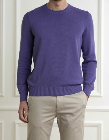 GRAN SASSO-MAGLIA PARICOLLO ML UOMO-GR2310718136 VIOLA