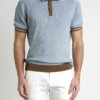 GRAN SASSO-MAGLIA M/M BICOLOR-GR5711320625 GRIGIO