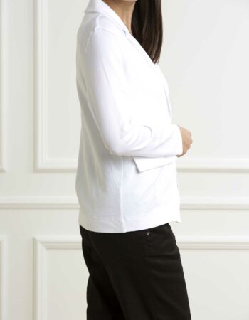 GRAN SASSO-MAGLIA GIACCHINA ML MONOB.-GR6021580300 BIANCO