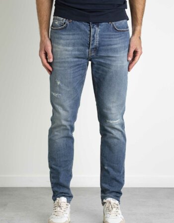HAIKURE-JEANS CLEVELAND MENDED-HAM03163DS081P23 MIDBLUE