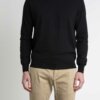 HOSIO-MAGLIA GIROCOLLO COTONE-HO100M01P3 NERO